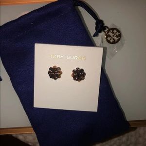 New Tory Burch logo earrings